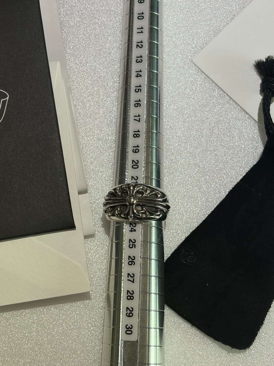 [US10] 크롬하츠 플로랄 크로스링 상품이미지2