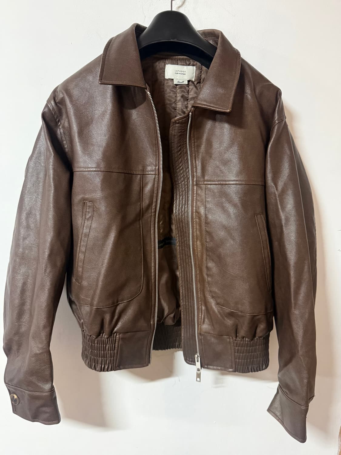 라퍼지포우먼 buffing leather 가죽 블루종 S 상품이미지3