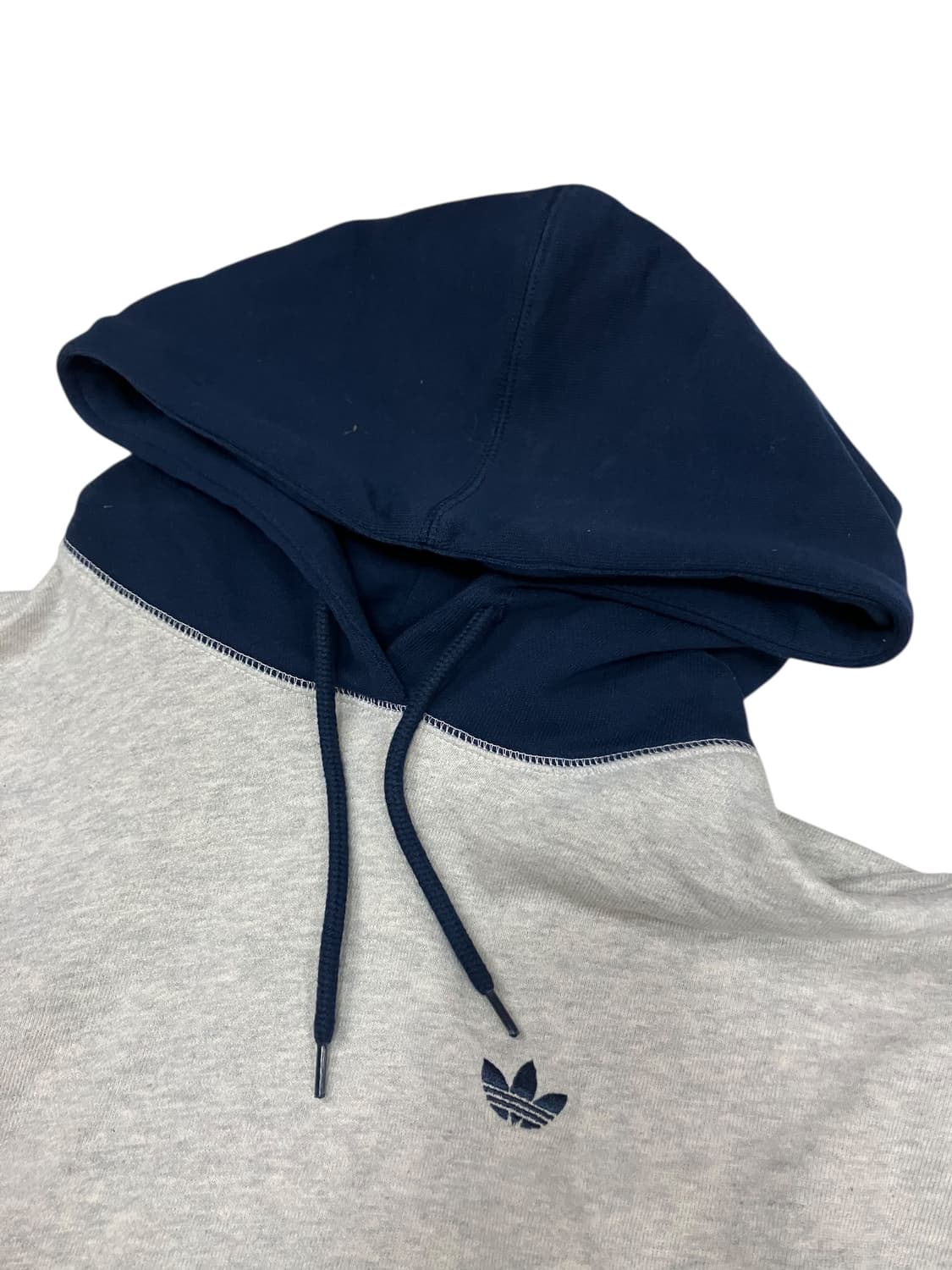 아디다스 배색 스트라이프 포인트 후드티 L 상품이미지3