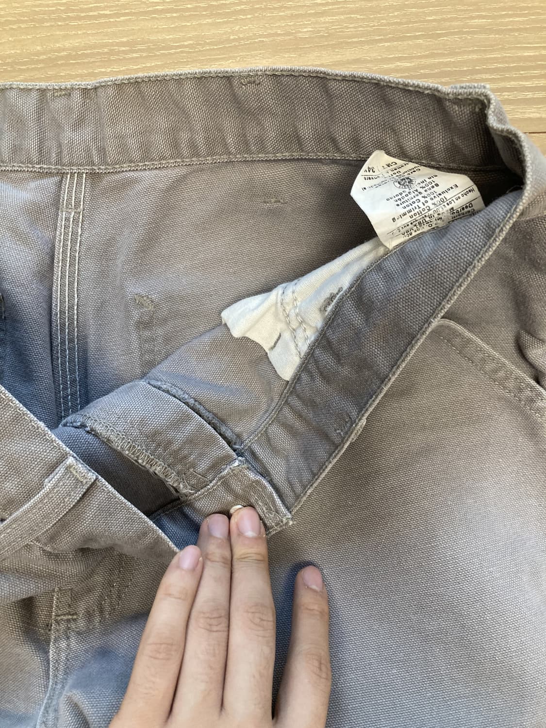 칼하트 90s usa made 싱글니 팬츠 32-33 상품이미지3