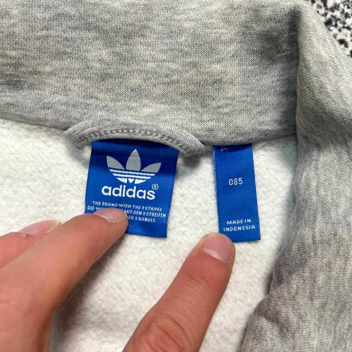 아디다스 레오파드 패턴 그레이 져지  상품이미지5