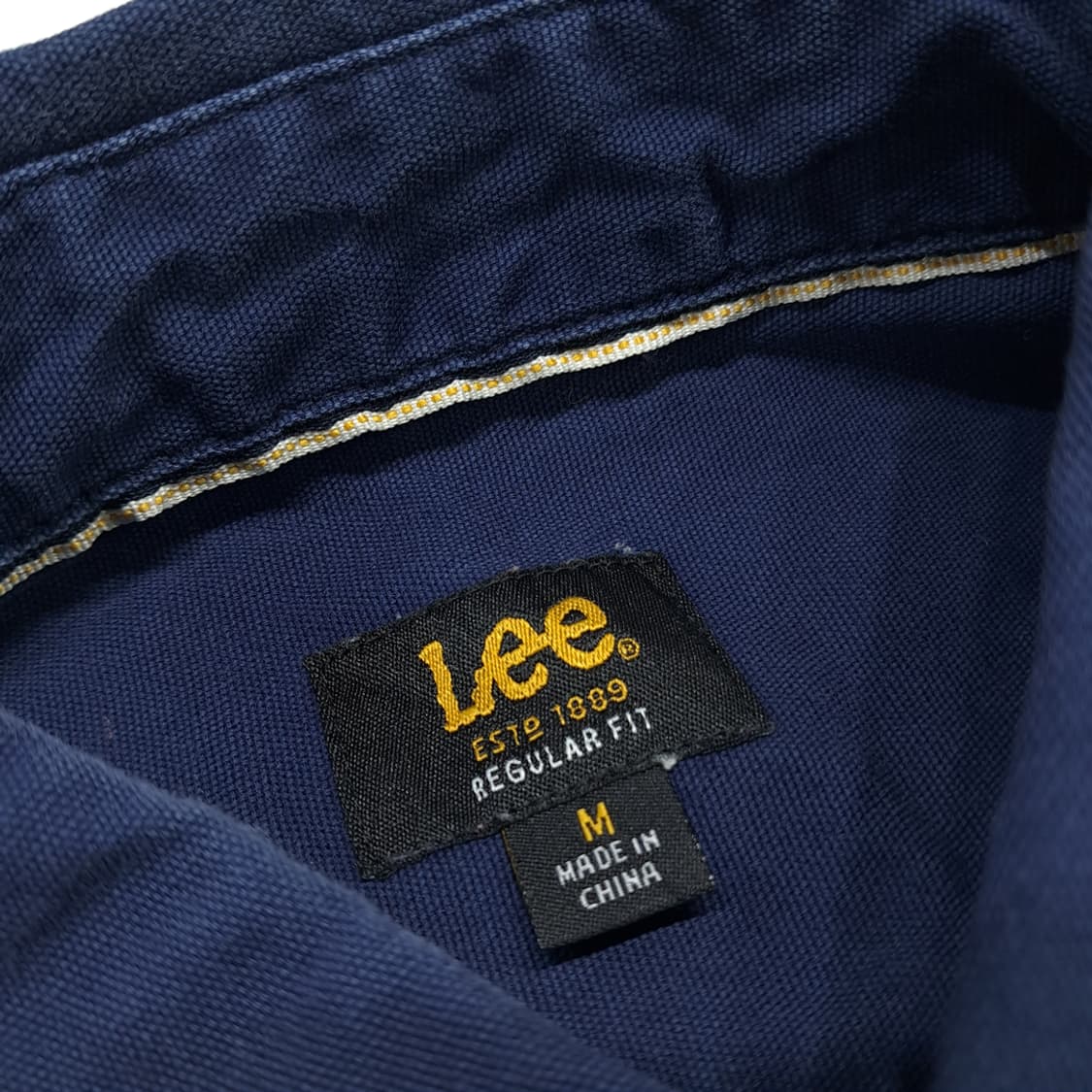 CN264 M LEE 리 네이비 워크 긴팔 셔츠 남방 상품이미지4