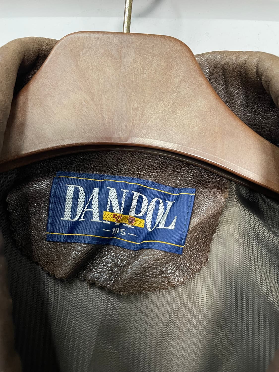 빈티지 덴폴 브라운 레더 자켓 H1094 상품이미지4