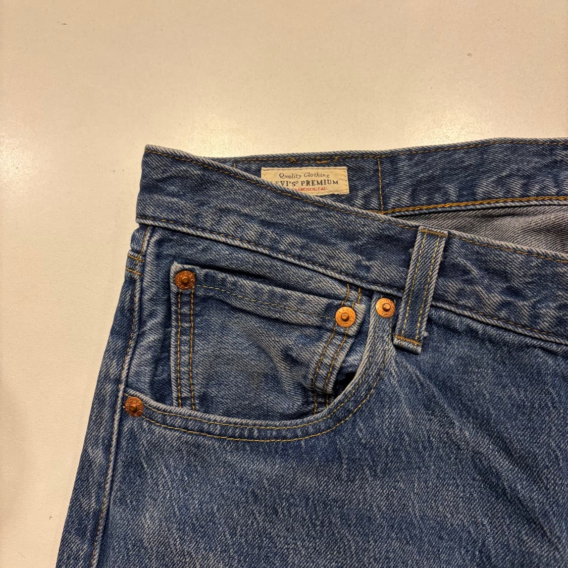 [32] 리바이스 501 93 스트레이트 청바지 데님 팬츠 C422 상품이미지7