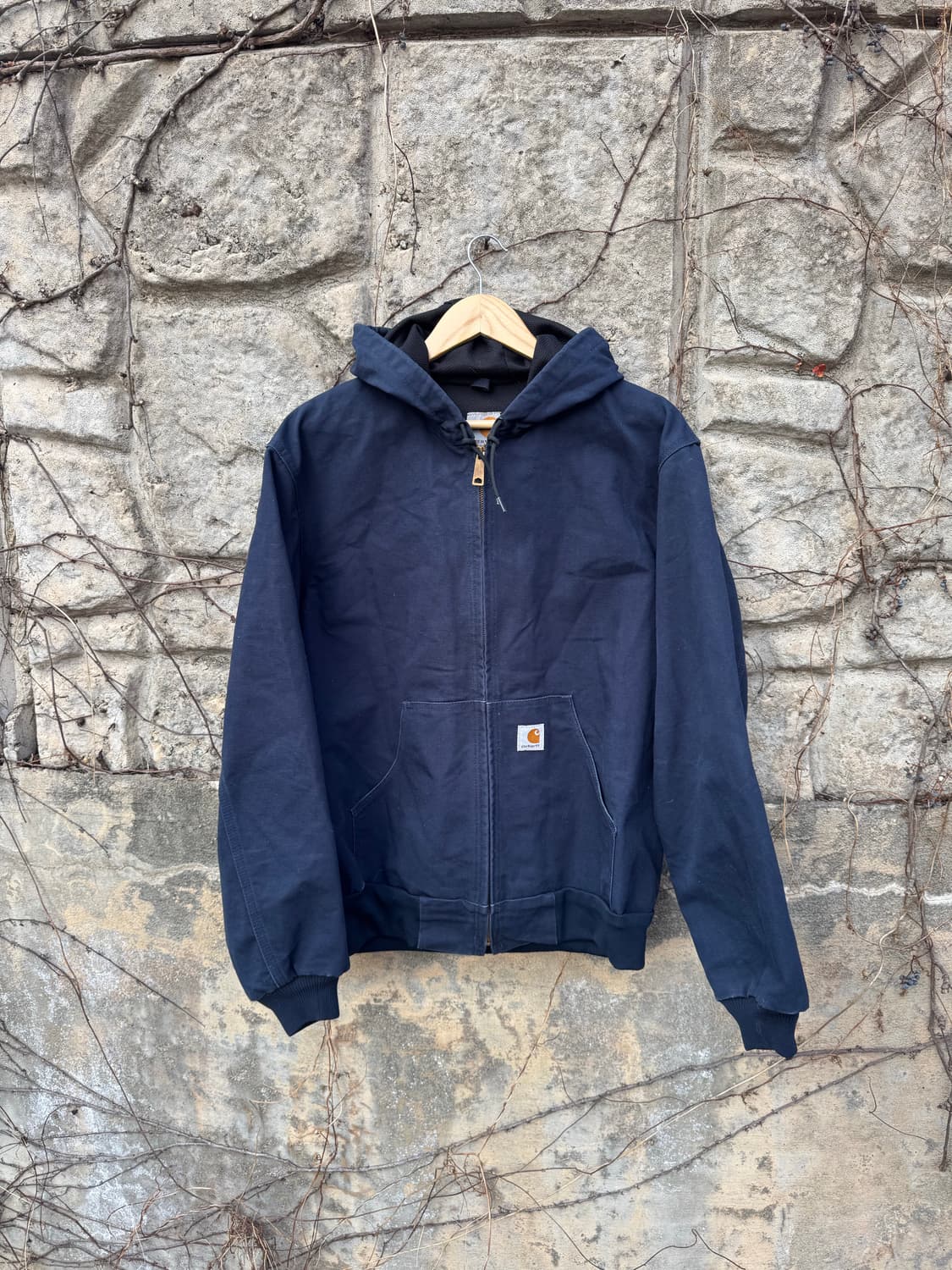 칼하트 빈티지 j131 dny 네이비 덕 액티브 후드 워크 자켓 m 상품이미지1