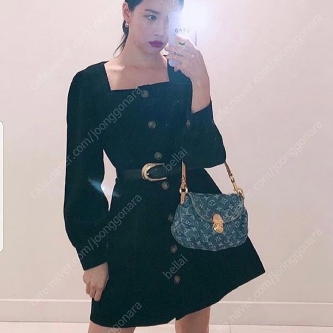 루이비통 데님 프리티 숄더백 상품이미지8