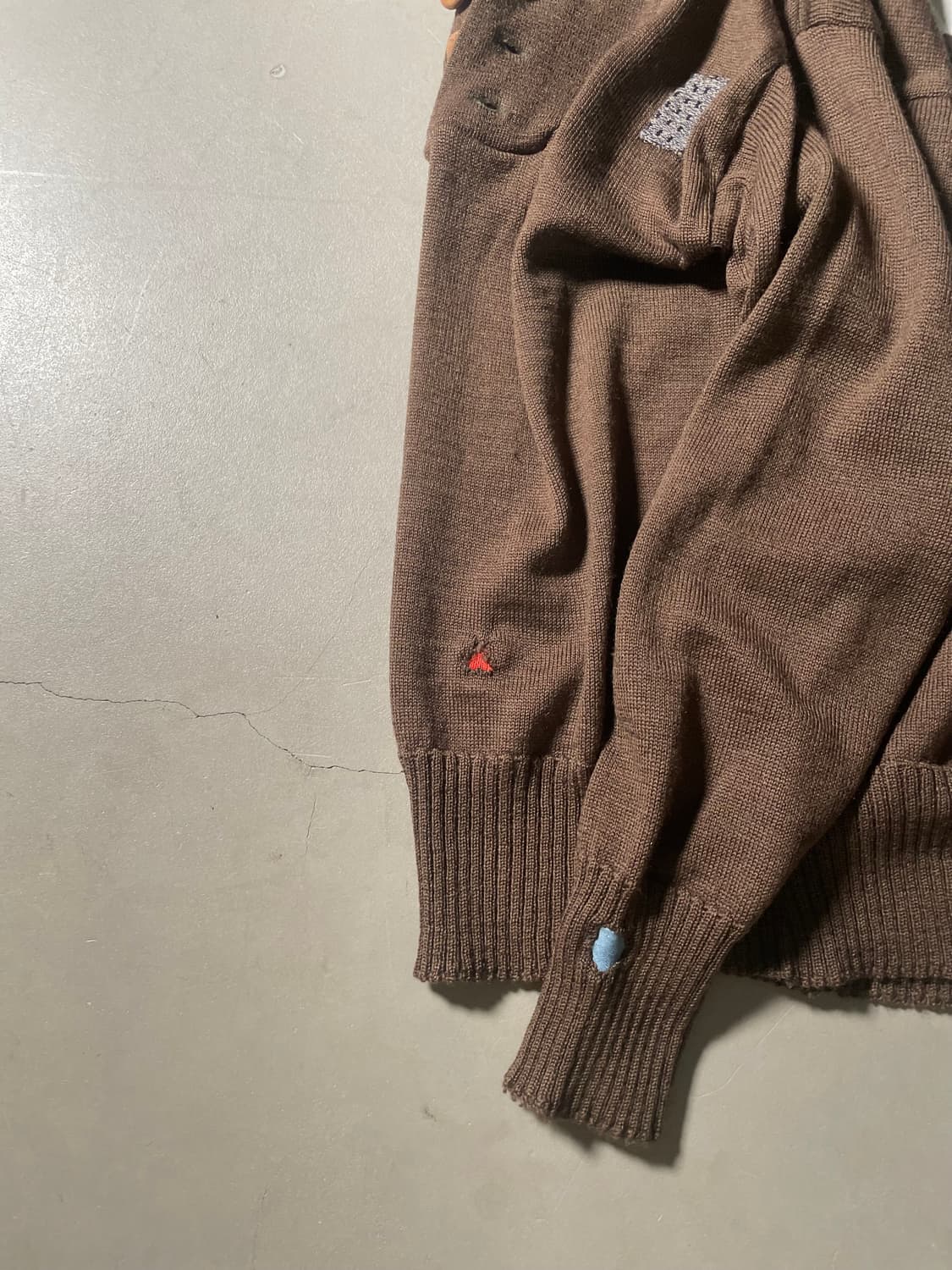 H•d 60’s US Army Neck Low Gauge Sweater 상품이미지4