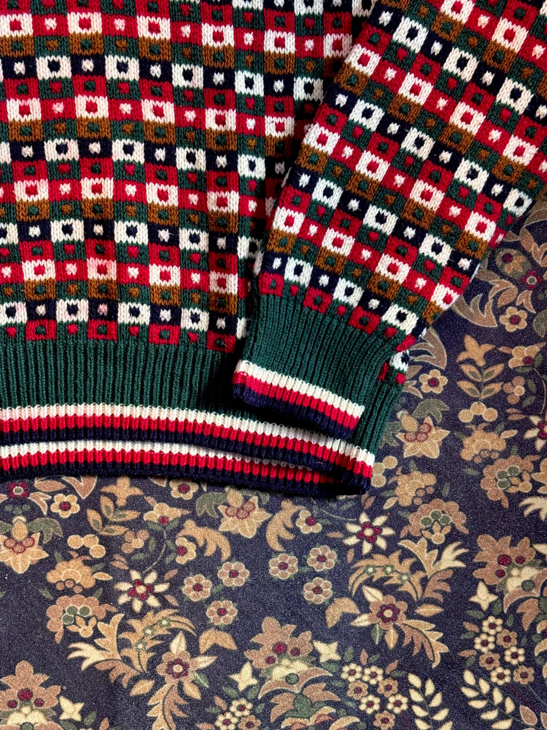 90s 에디바우어 크리스마스 코튼 어글리 니트 스웨터 상품이미지4