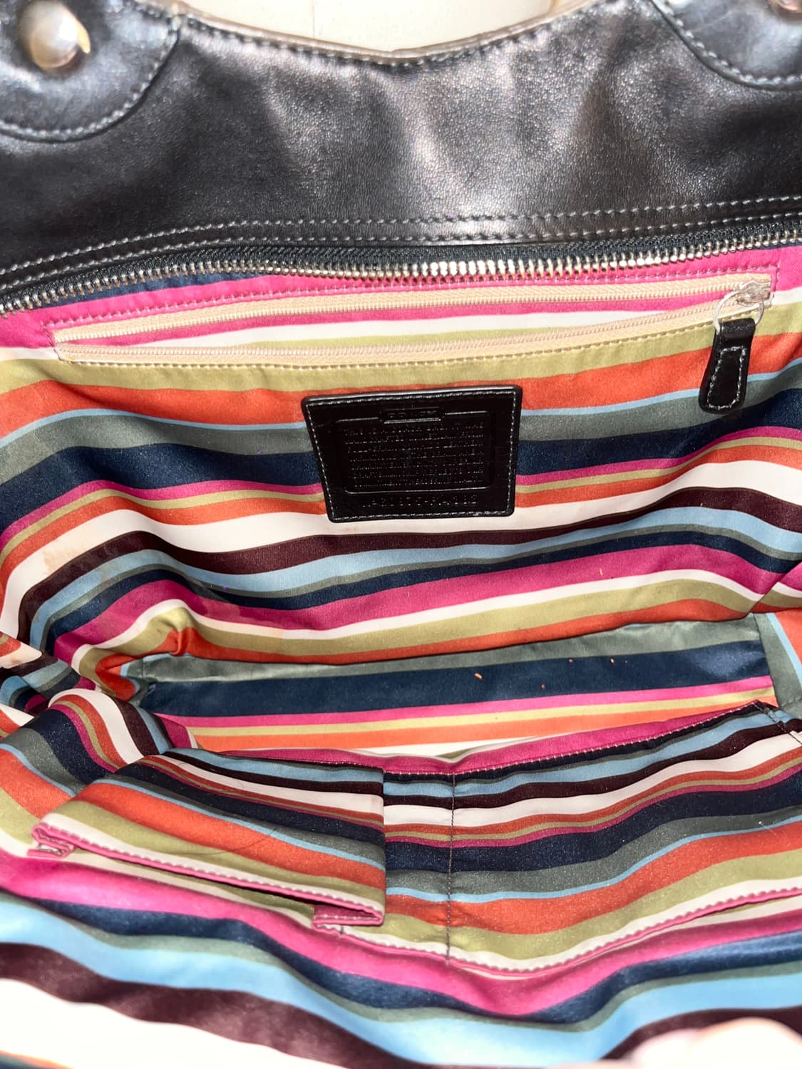  📦2000ss Coach allblack shoulder bag 상품이미지8