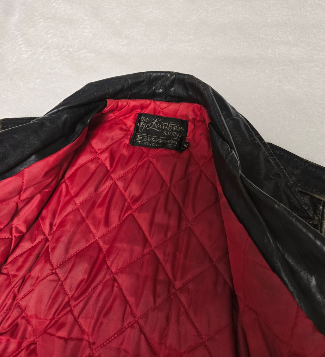 60s Sears 시어스 D Pocket Motorcycle Jacket 상품이미지7