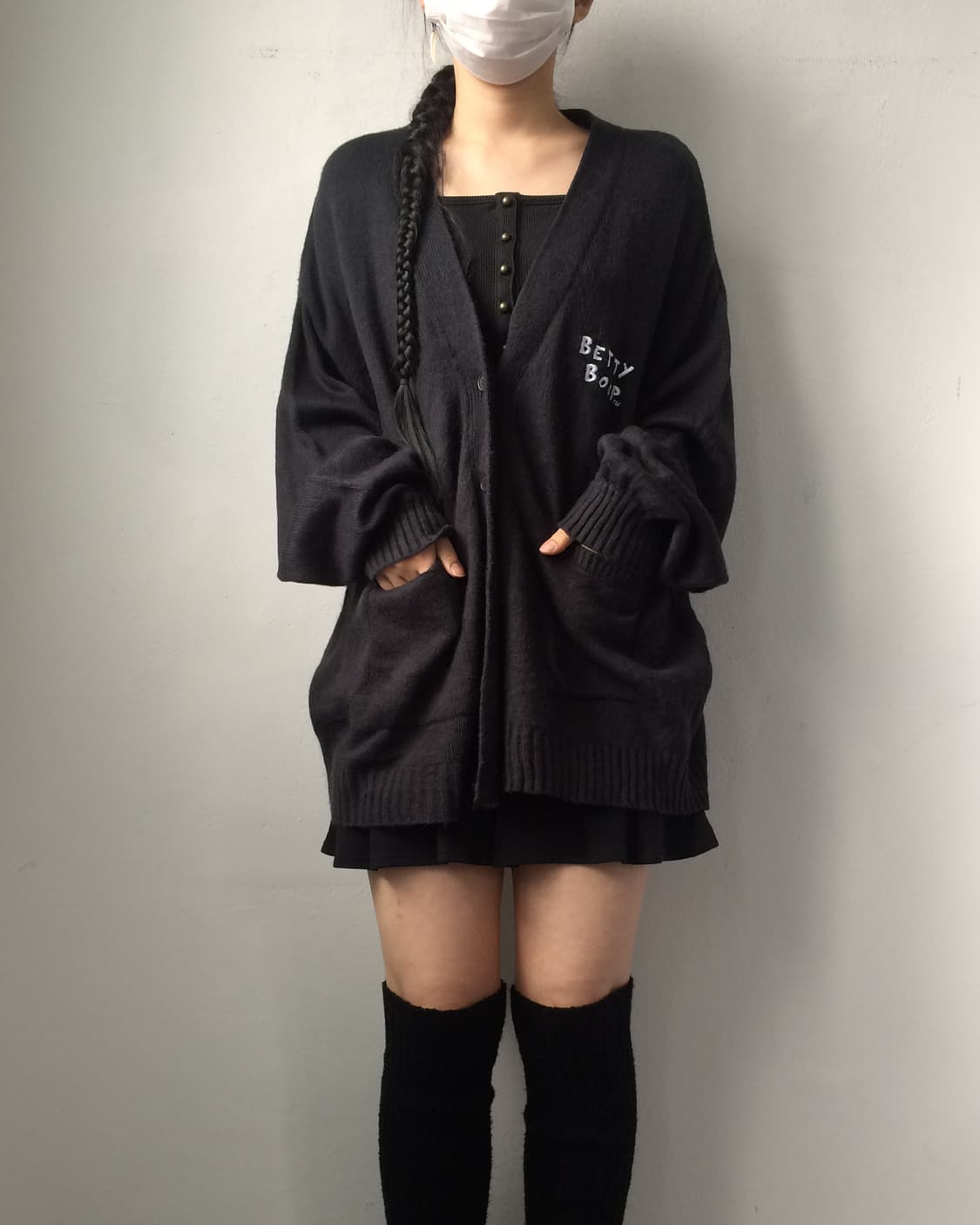 Betty boop knit cardigan 상품이미지5