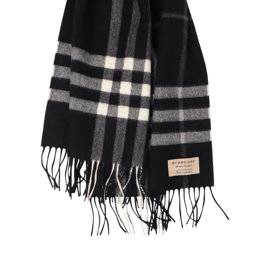 버버리 신형 캐시미어 100 자이언트 아이콘 체크 머플러 상품이미지2
