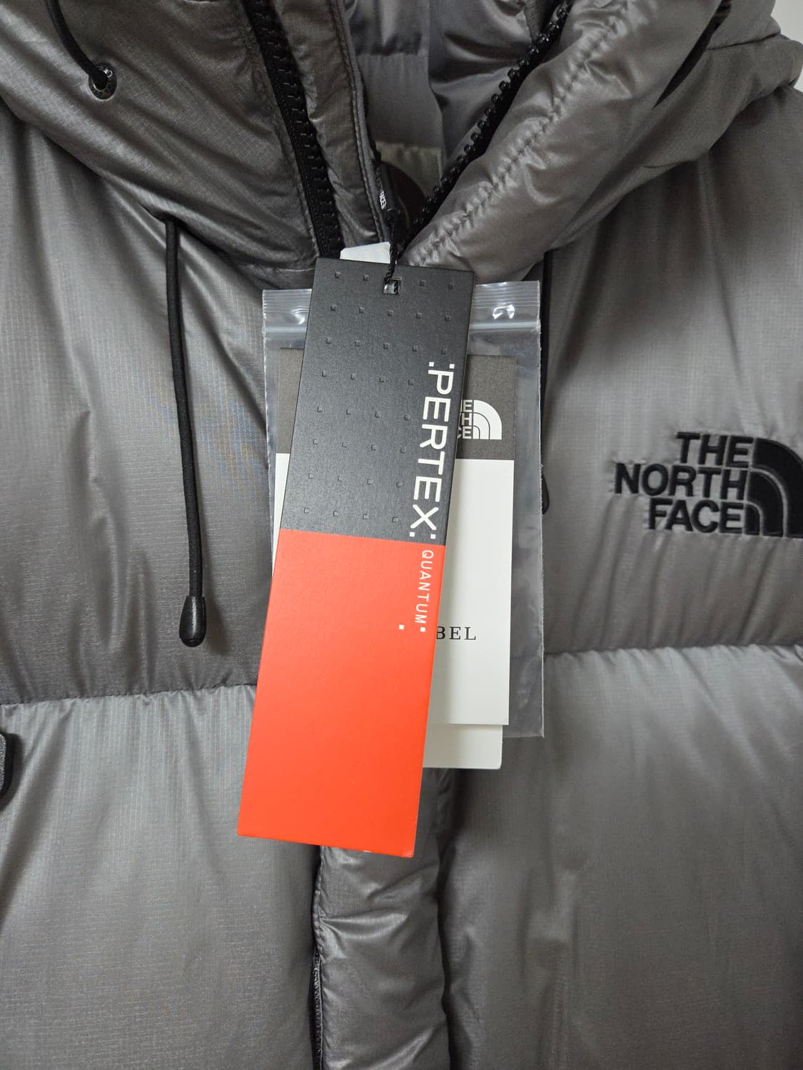 [새상품] 노스페이스 퀀텀 엘버런 퍼텍스 구스다운 패딩 그레이 L  상품이미지6
