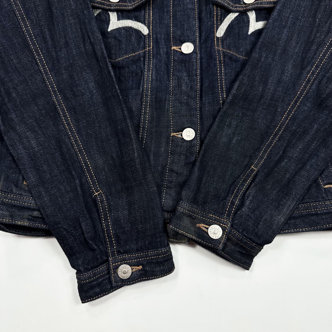 EVISU 에비수 여성 생지 데님 트러커자켓 여성S 상품이미지6