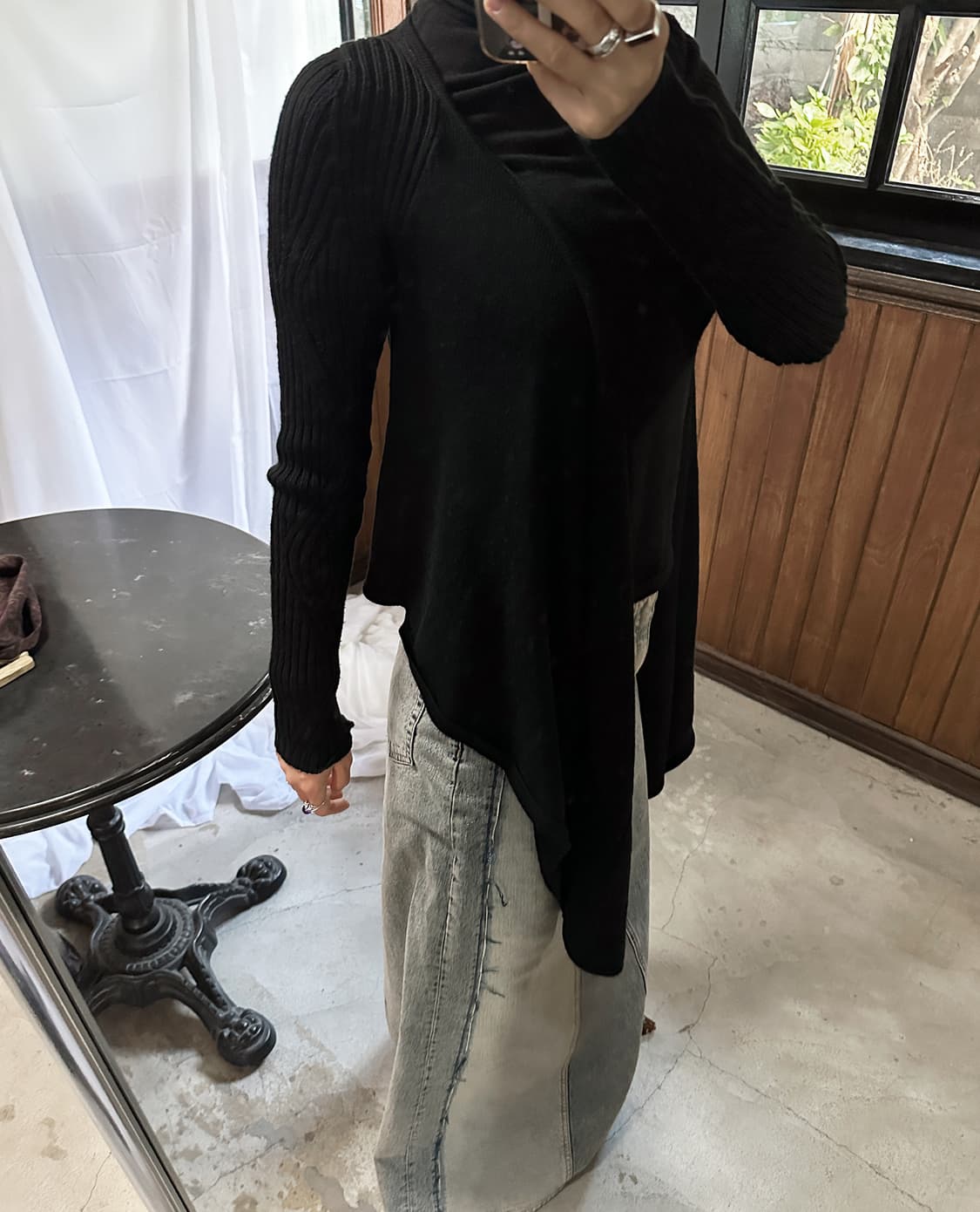 DIESEL draoed longline cardigan 상품이미지2