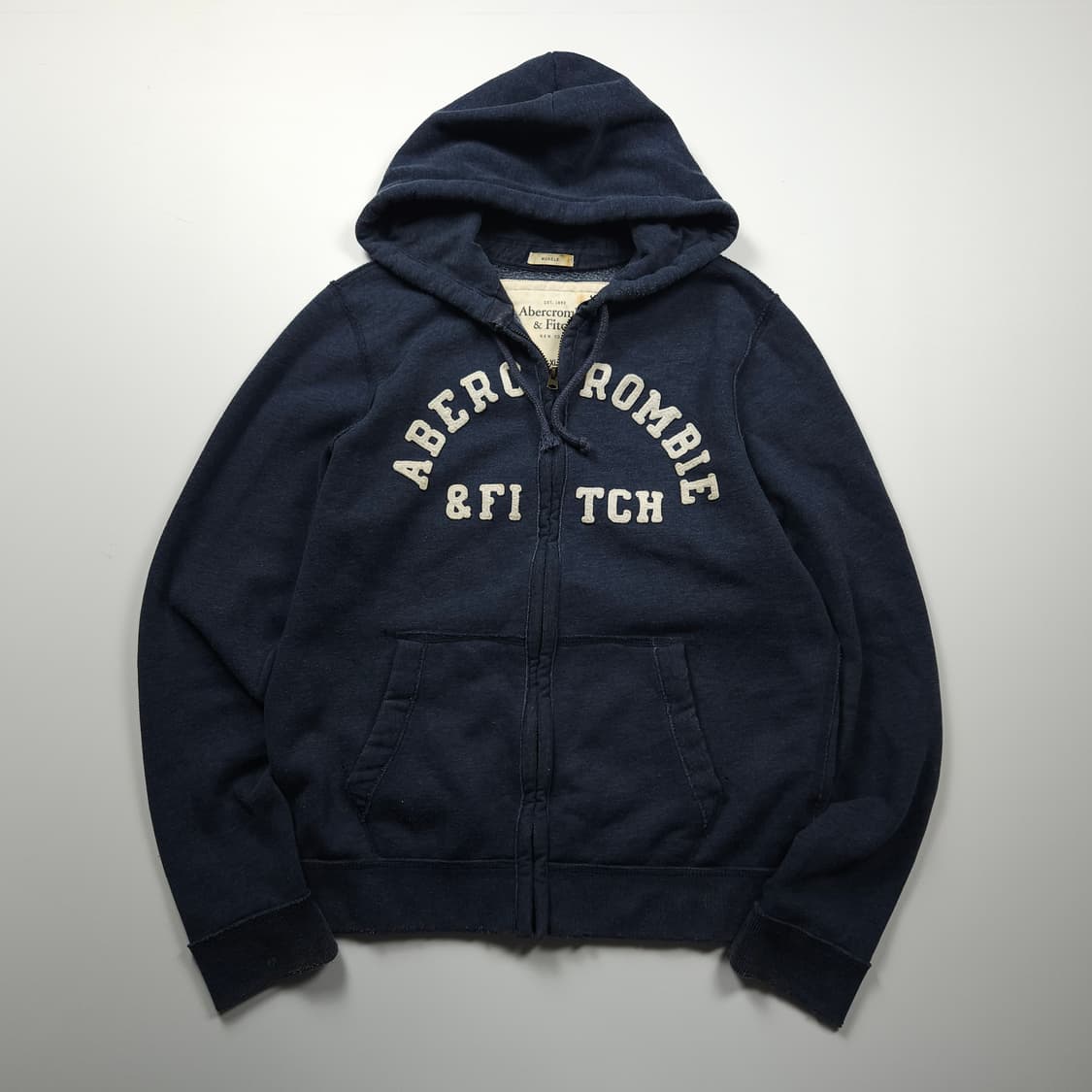 아베크롬비 y2k 스펠아웃 빅로고 후드 집업 (XL) 상품이미지1