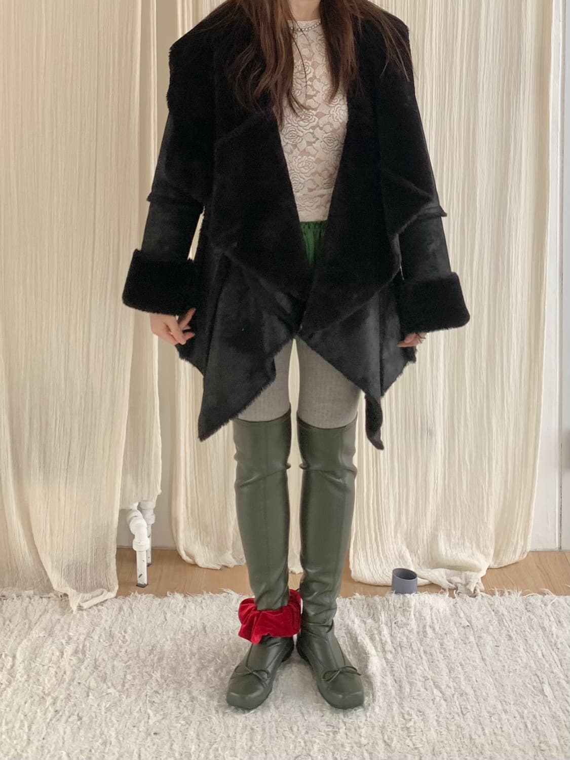  Black drape mustang 상품이미지2