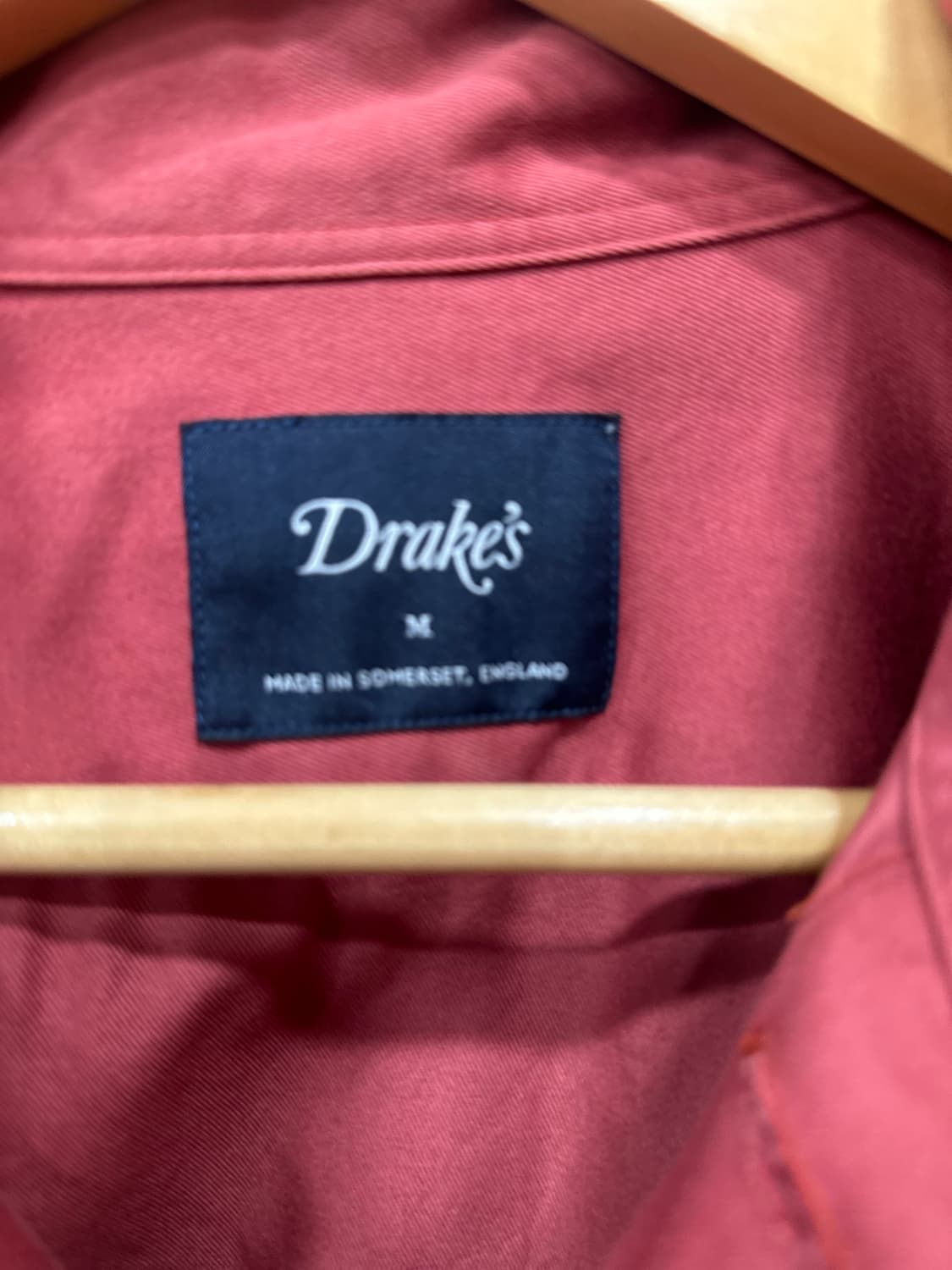 드레익스 다크핑크컬러 코튼 5포켓셔츠 m 상품이미지3