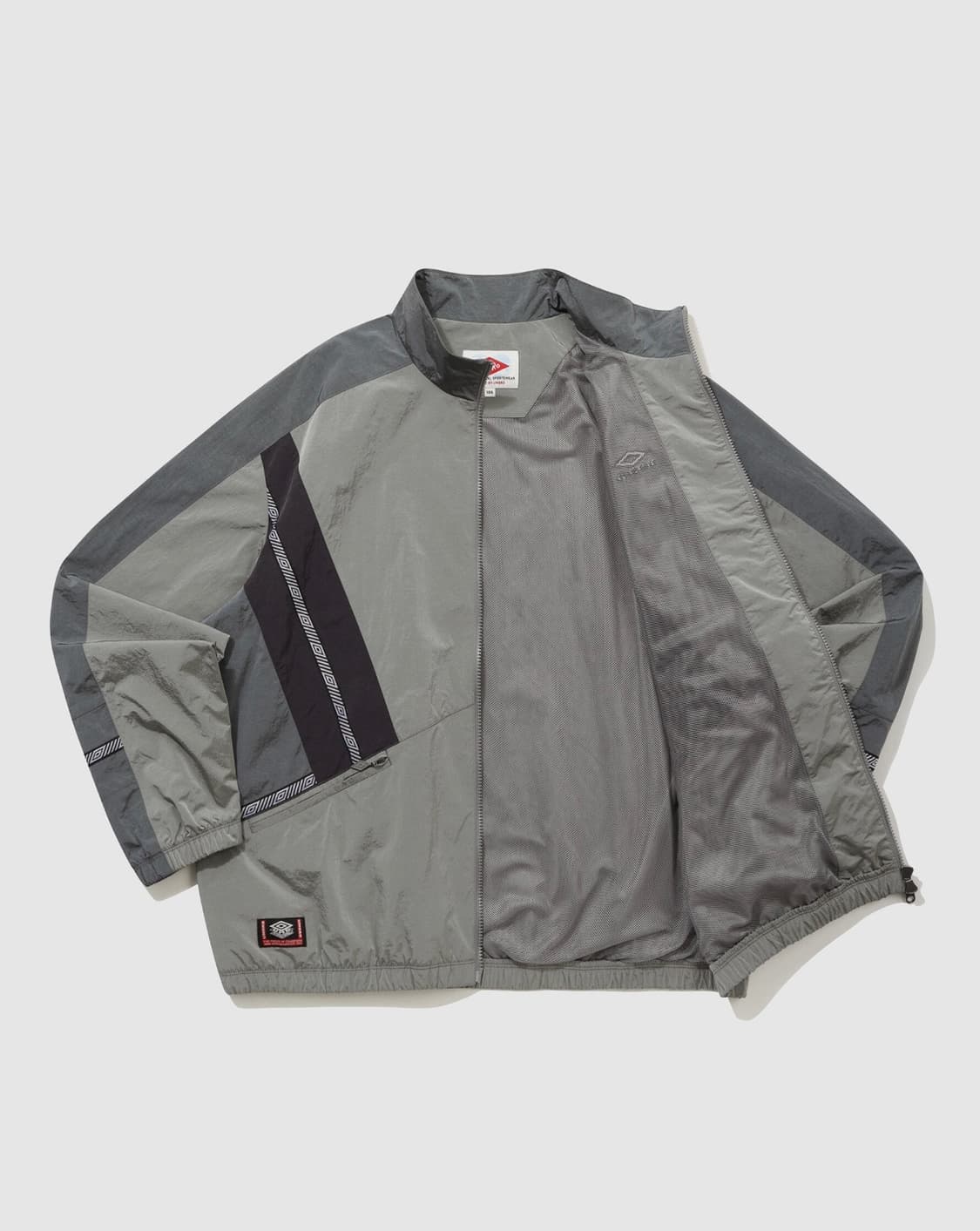 HBL 노팅엄 스탠넥 웜업 바람막이 자켓 / GREY KHAKI 상품이미지3