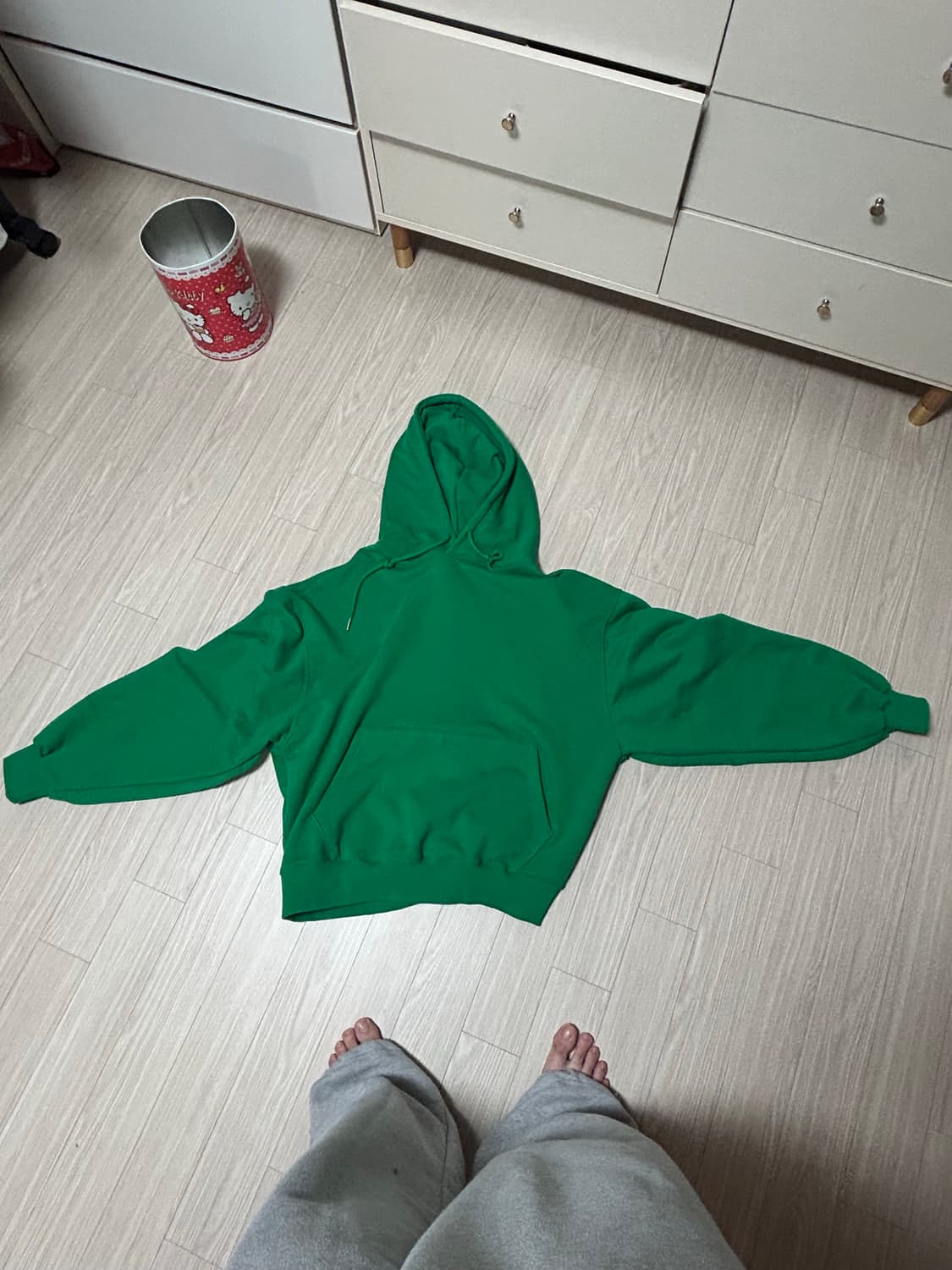 엠오오 피치스킨 벌룬오버 후드 상품이미지2