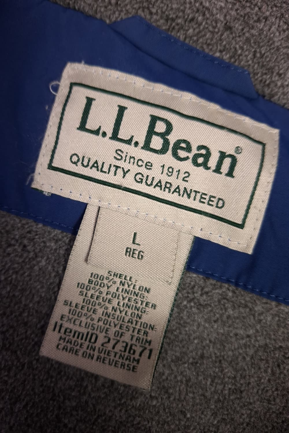 오리지날 엘엘빈 신슐레이트 플리스 웜업 자켓 상품이미지4