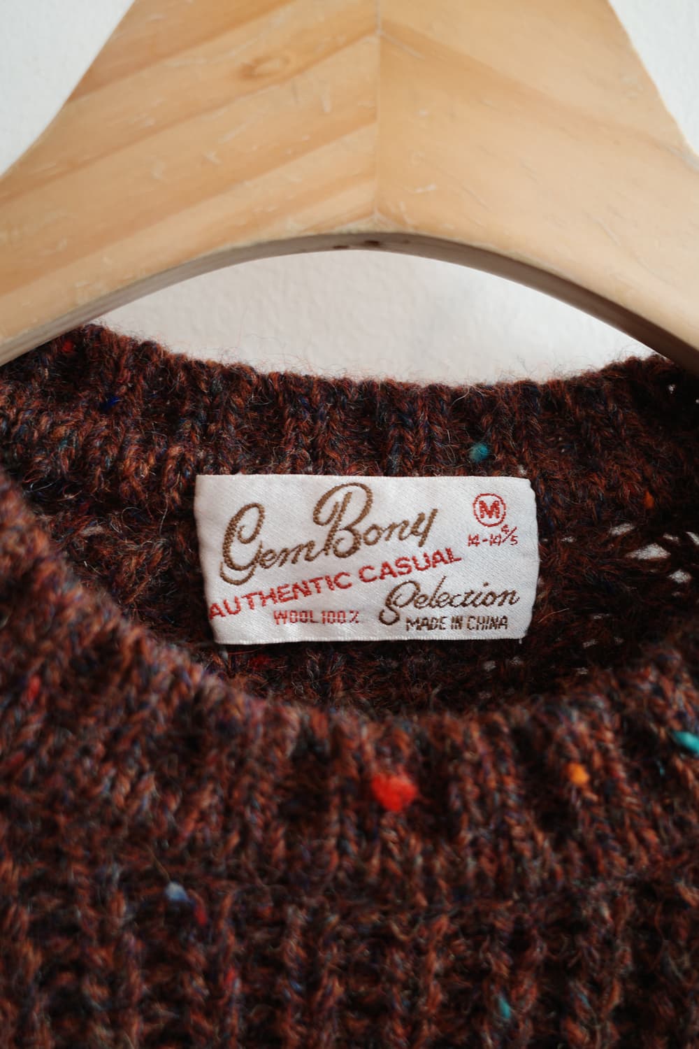 Japan brand 멜란지 울 니트  상품이미지3