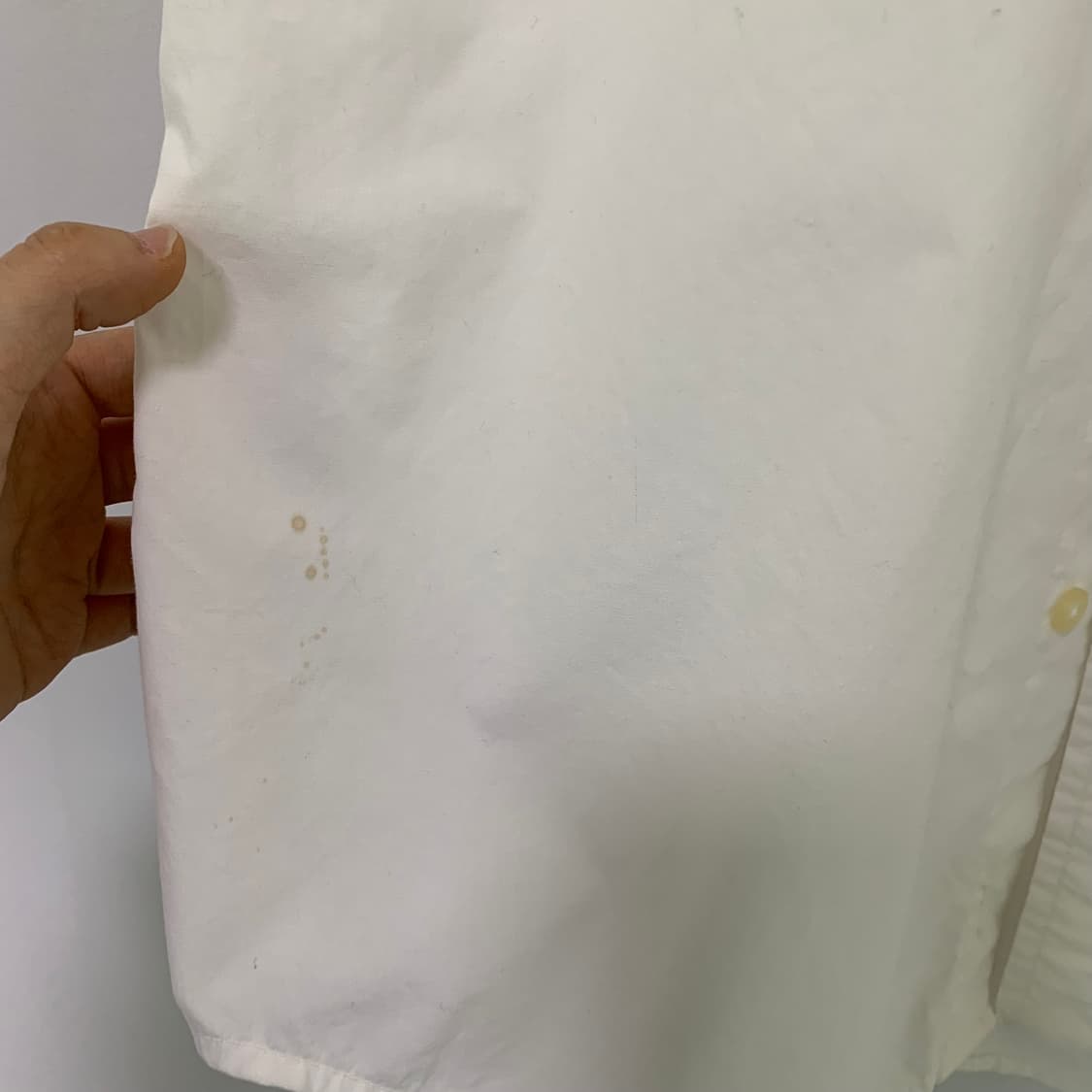 폴로 랄프로렌 기본 반팔 셔츠 아이보리 남녀공용 남성 M 상품이미지5