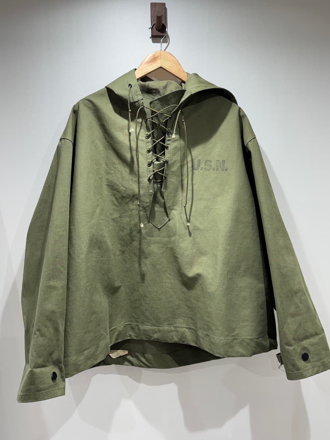 WW2 대전용 40s USN 악천후 덱 아노락 (L) 상품이미지1