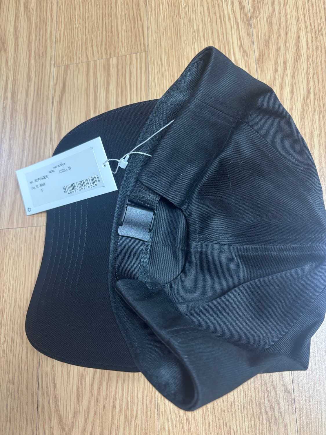 [새상품] 나나미카 볼캡 모자 블랙 상품이미지2