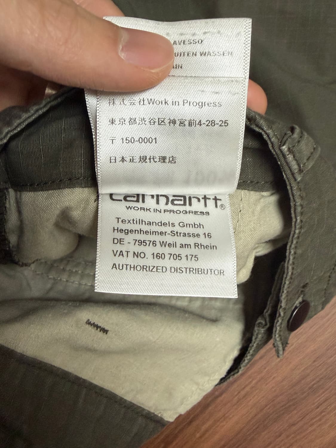 칼하트 wip 콜롬비아 카고팬츠 34x32 판매 상품이미지4