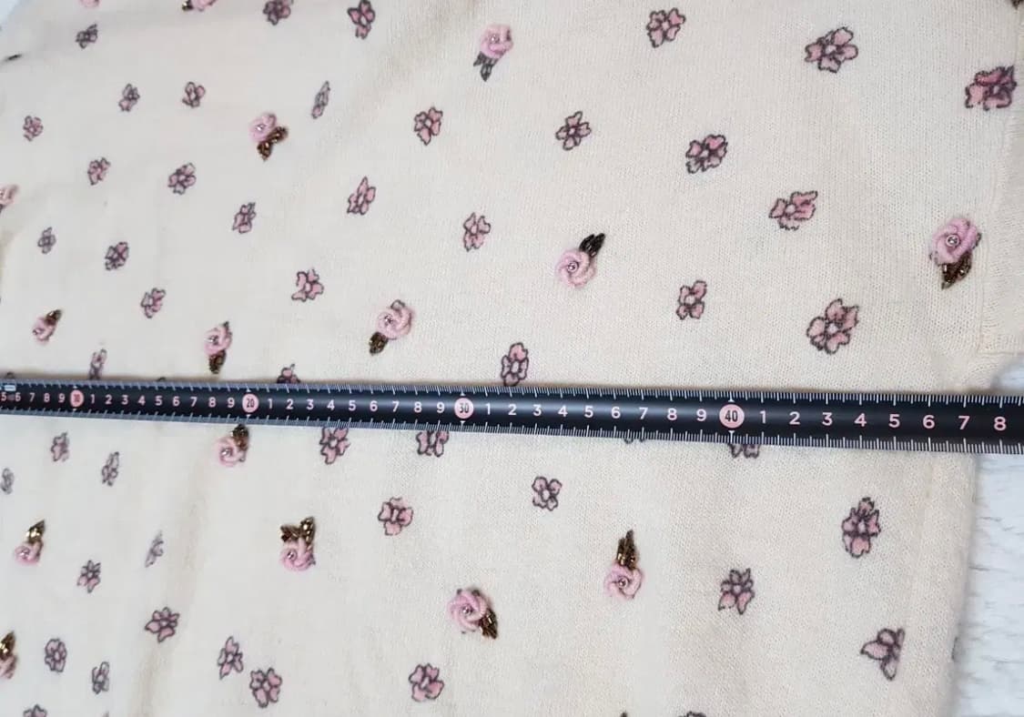 magnolia니트. 일본. 앙고라 자수 비즈 66 상품이미지8