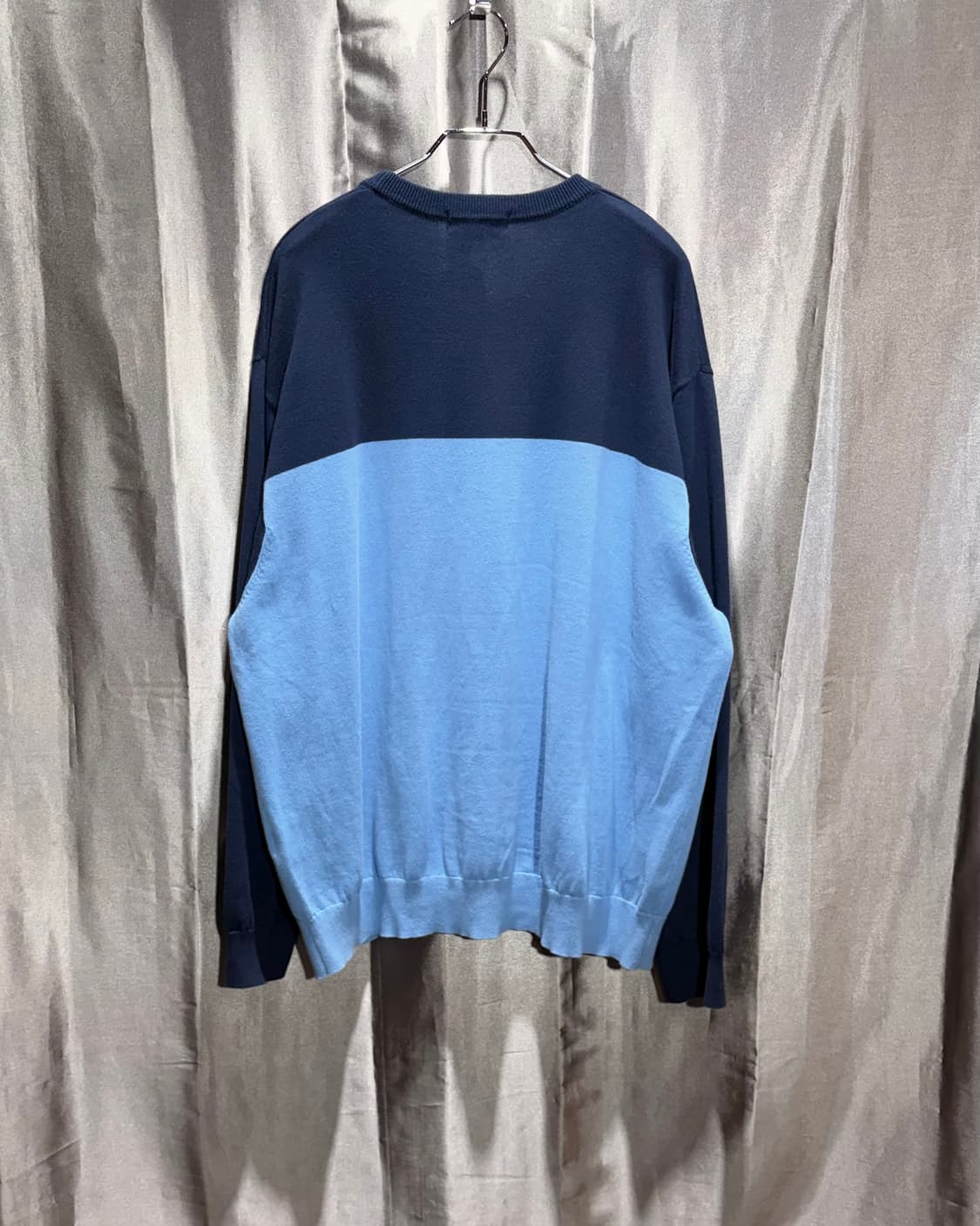 L SUPREME 슈프림 스펠링 로고 네이비 니트 상품이미지3