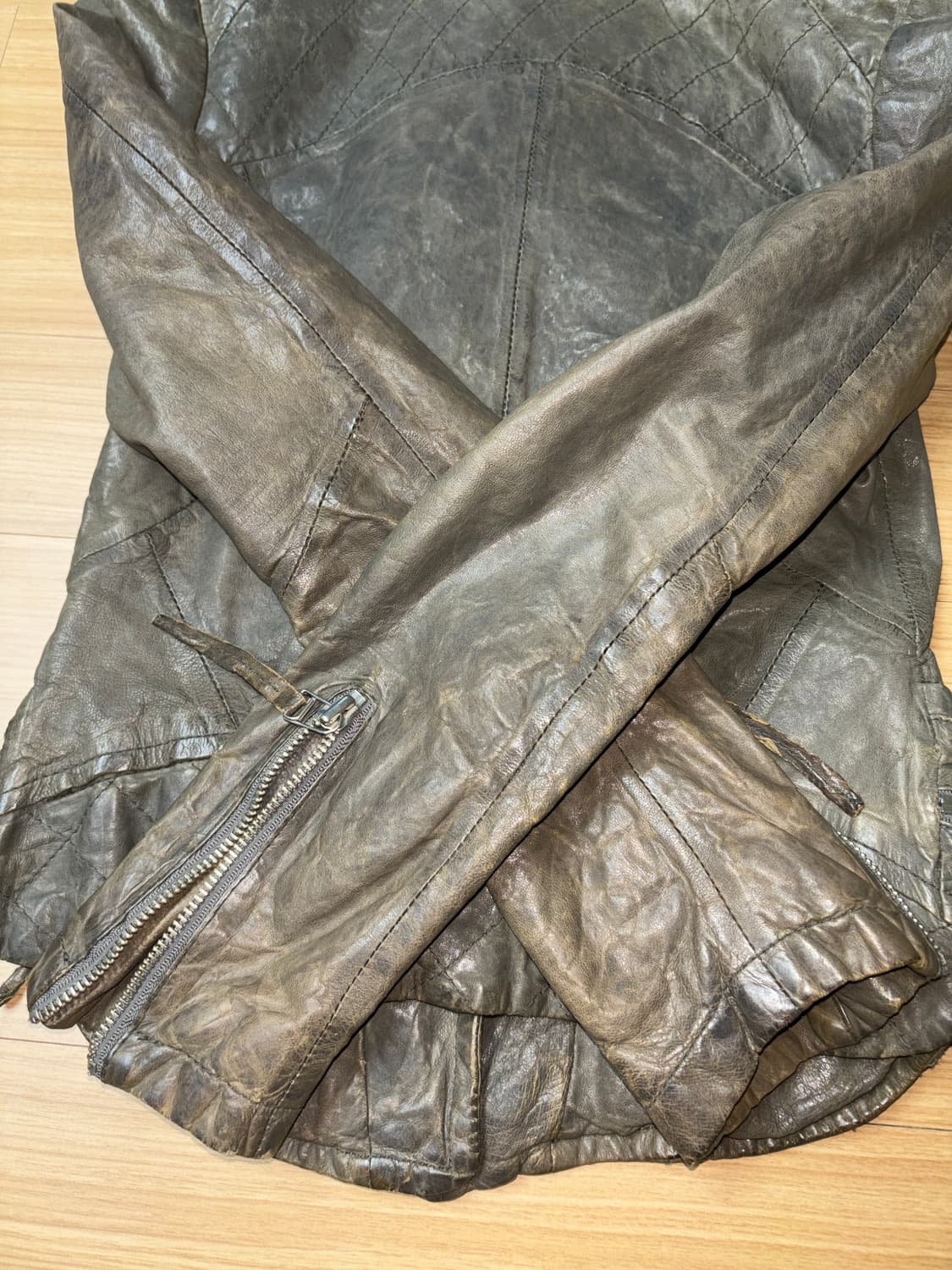 릭오웬스맛 이태리 양가죽 레더자켓 상품이미지7