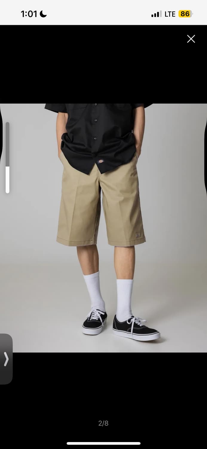 디키즈 루즈핏  버뮤다 워크팬츠 상품이미지1