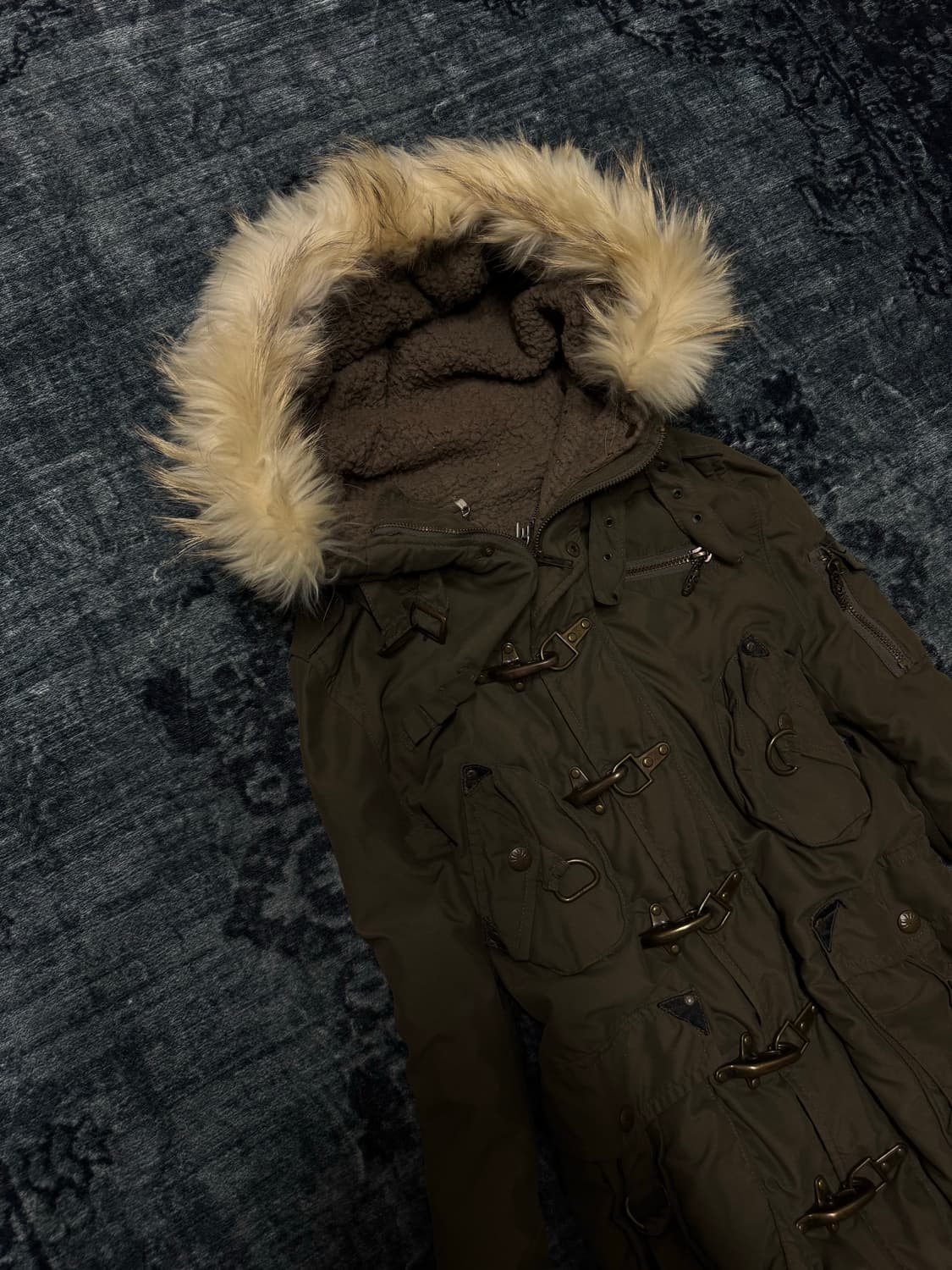 Sly 00s archive trimming fur military ja 상품이미지2