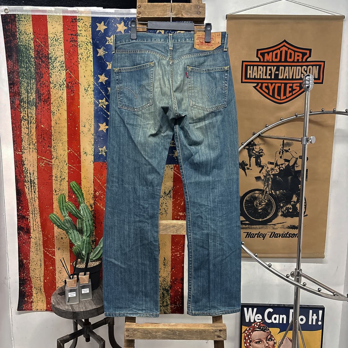 00s 리바이스 501 샌드워싱 데님팬츠 버튼플라이 N588 상품이미지2