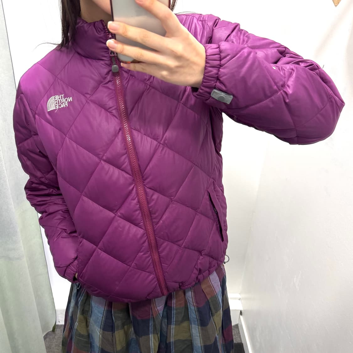 노스페이스 퍼플 경량패딩 상품이미지2