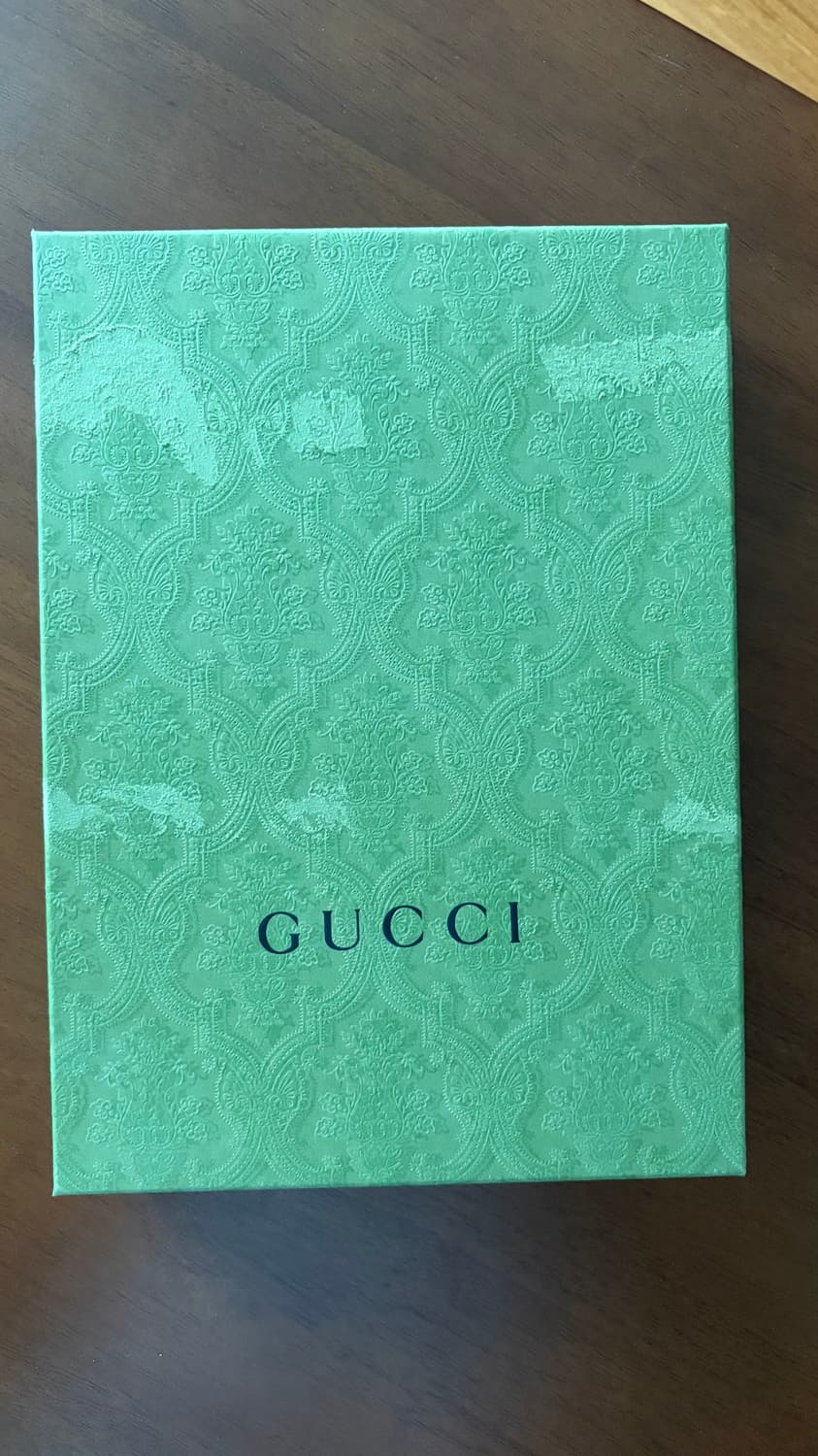 구찌 GG 마몽 레더 파우치 클러치 블랙 상품이미지9