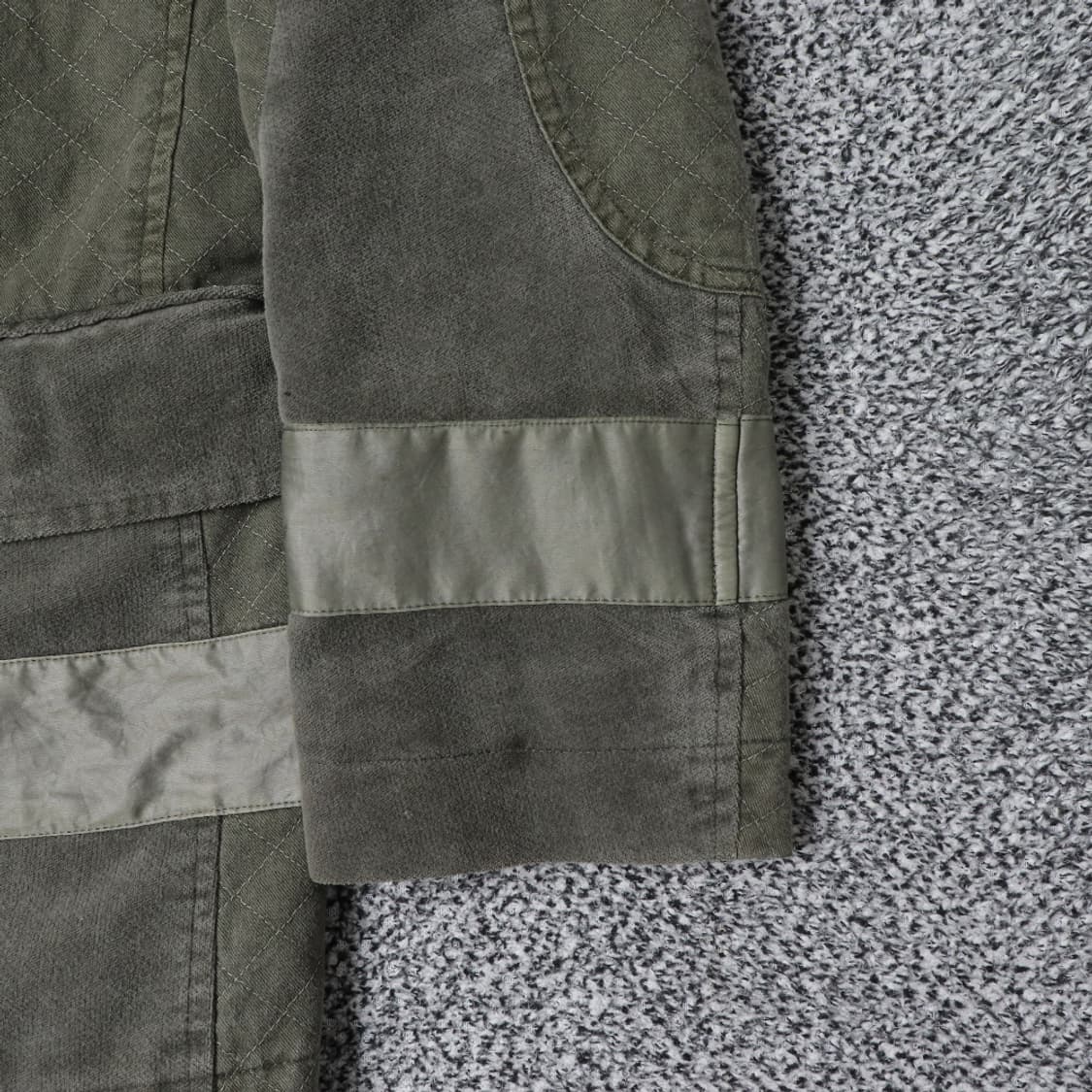 이세이 미야케 07aw 패치워크 퀄티드 벨벳 블레이저 자켓 (4) 상품이미지3