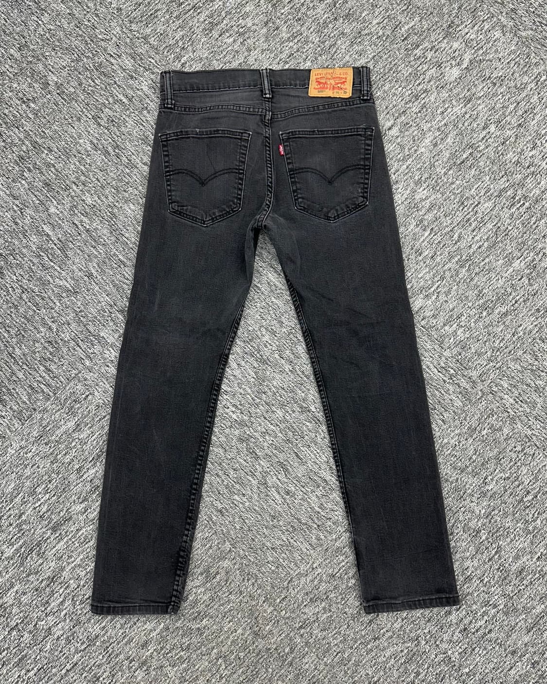 (허단39.5)리바이스 502 흑청-M1687 상품이미지6