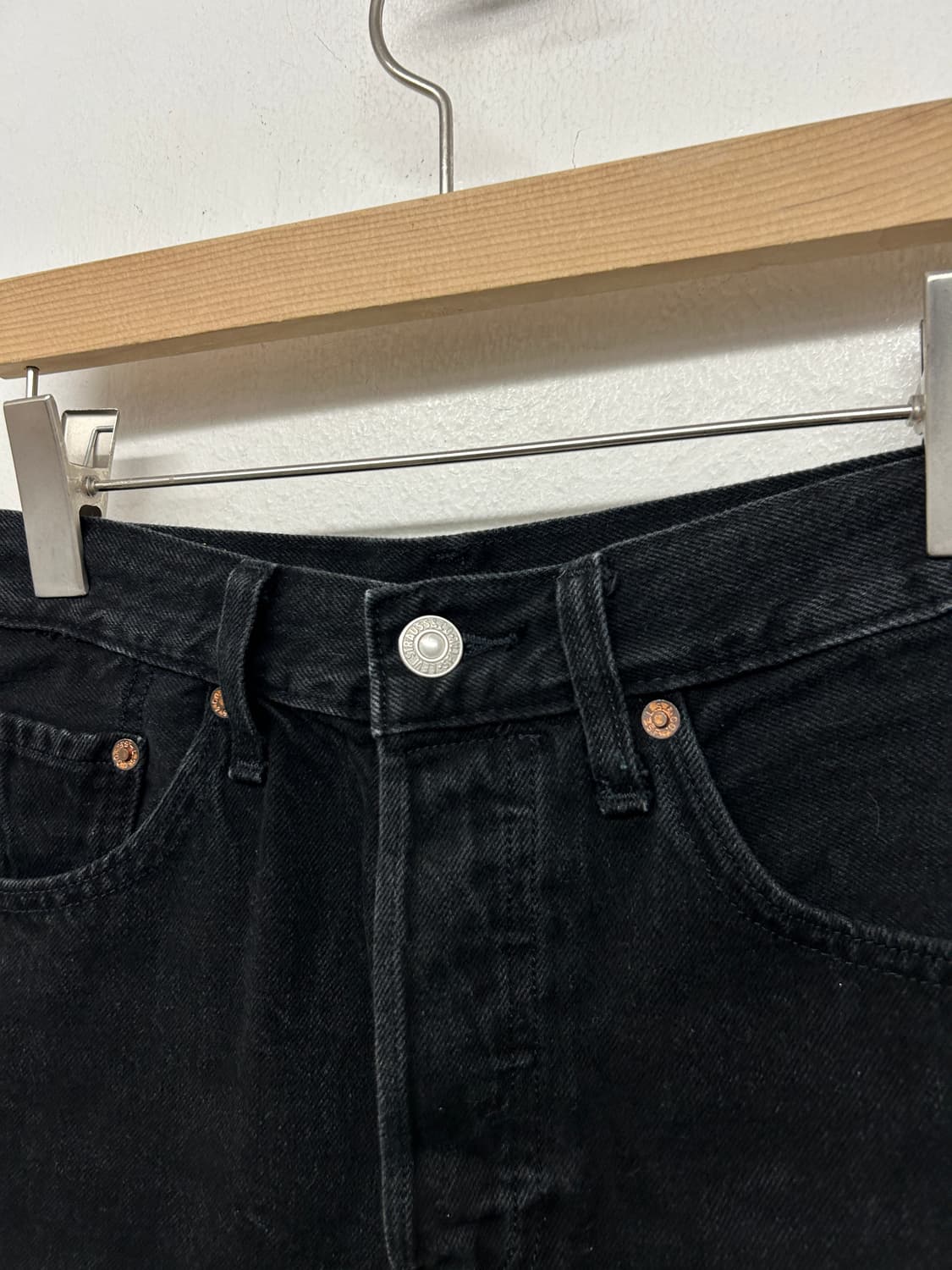 리바이스 흑청 숏팬츠 상품이미지3