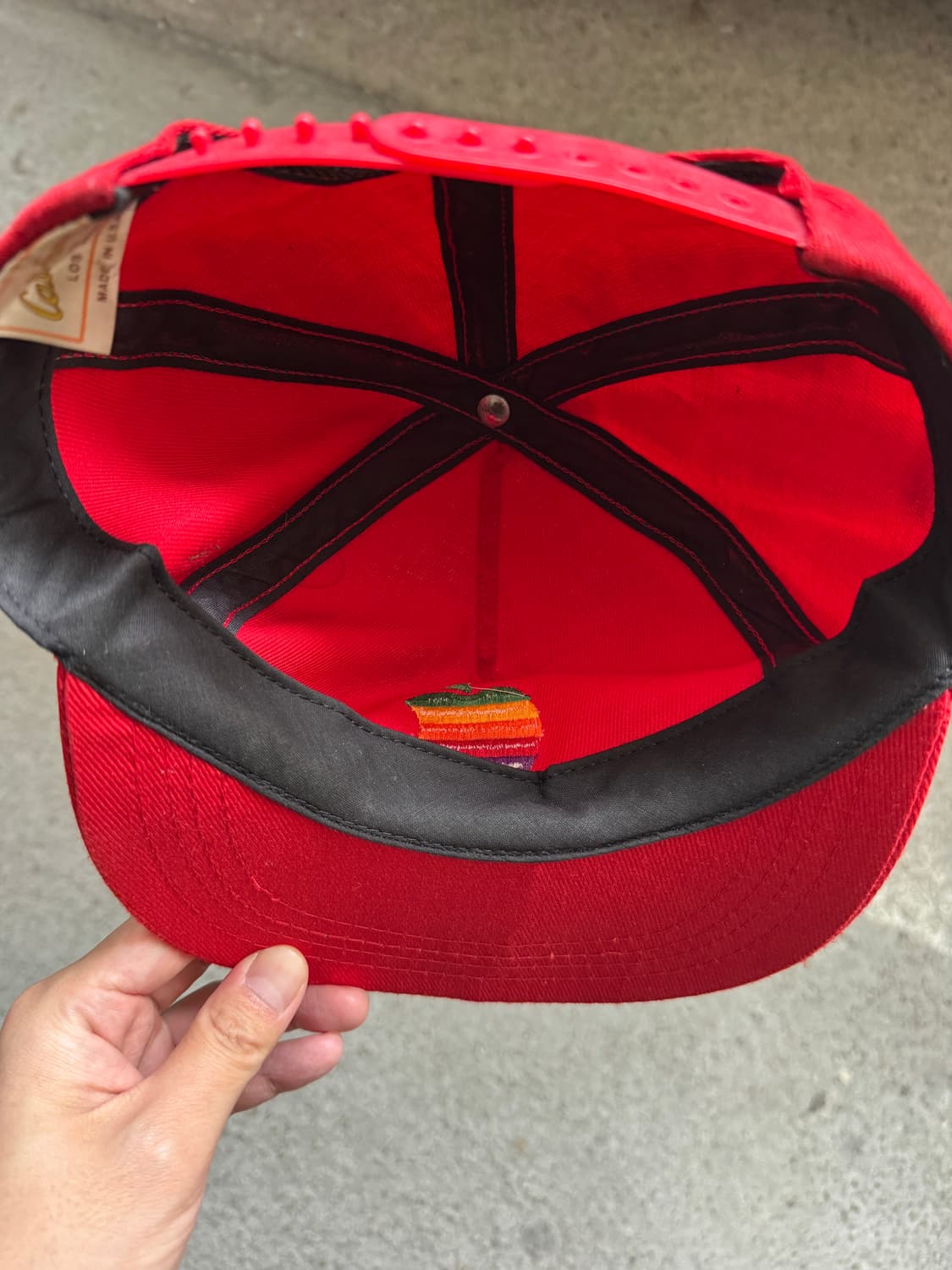 APPLE 애플 빈티지 캡 80s USA 상품이미지4