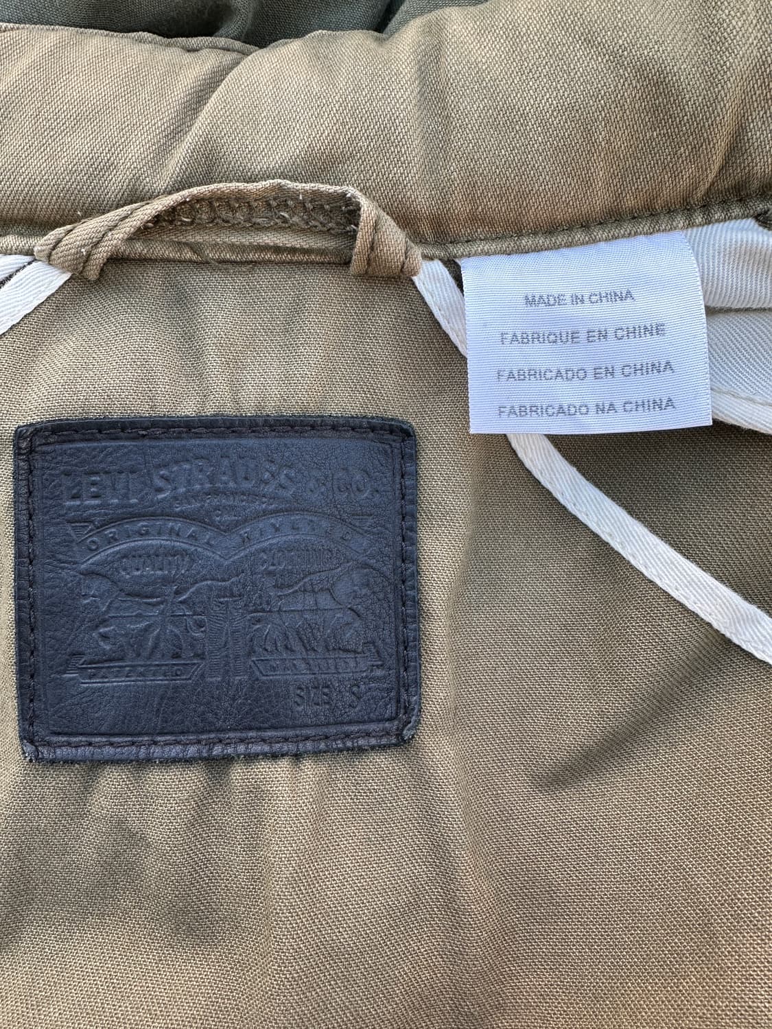 (S)리바이스 밀리터리 트러커 자켓 올리브컬러 상품이미지5