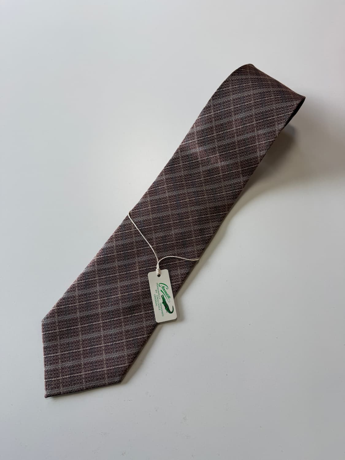 크로커다일 (Crocodile) 실크 넥타이 9cm 상품이미지1