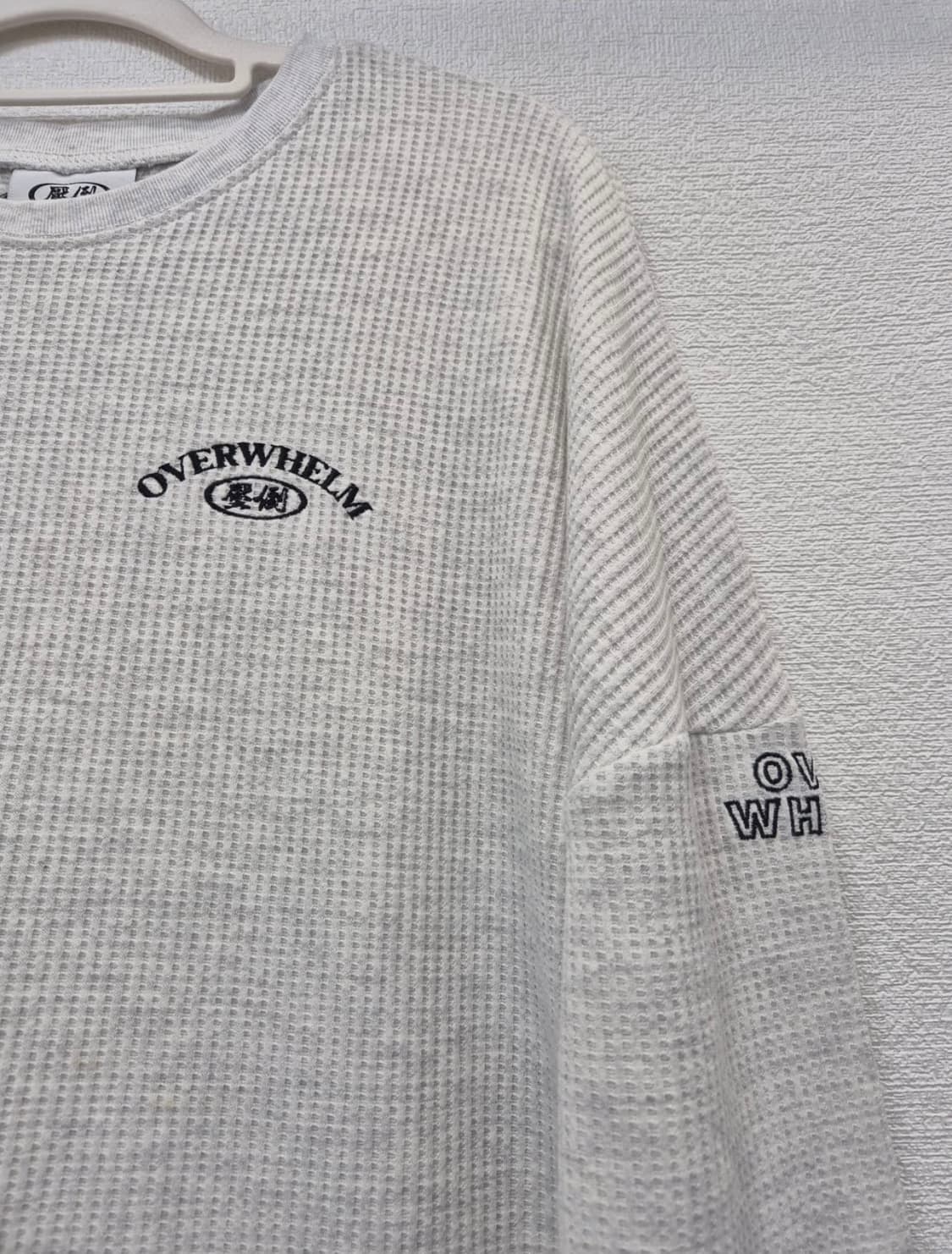 압도 와플 긴팔티 (100~105 사이즈) 상품이미지2