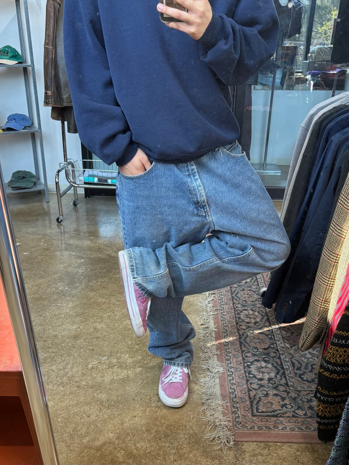 90-00s 랭글러 빈티지 데님 팬츠 상품이미지2