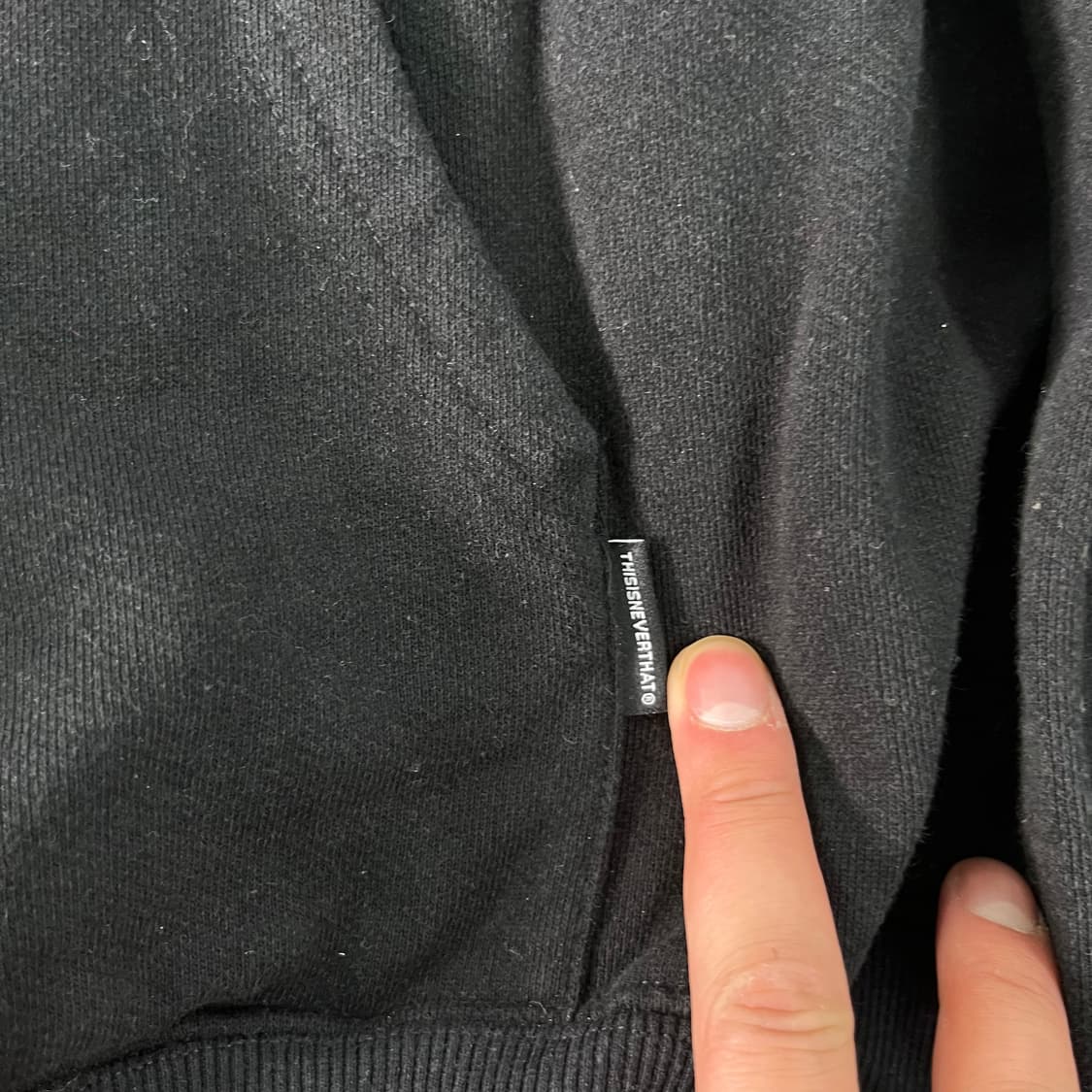 100 디스이즈네버댓 빅로고 후드티 상품이미지4