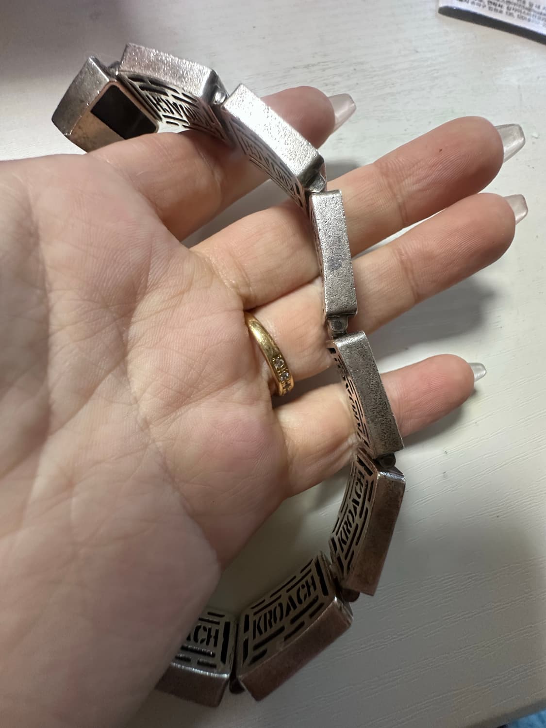 킹크로치 흑자개 팔찌 상품이미지2