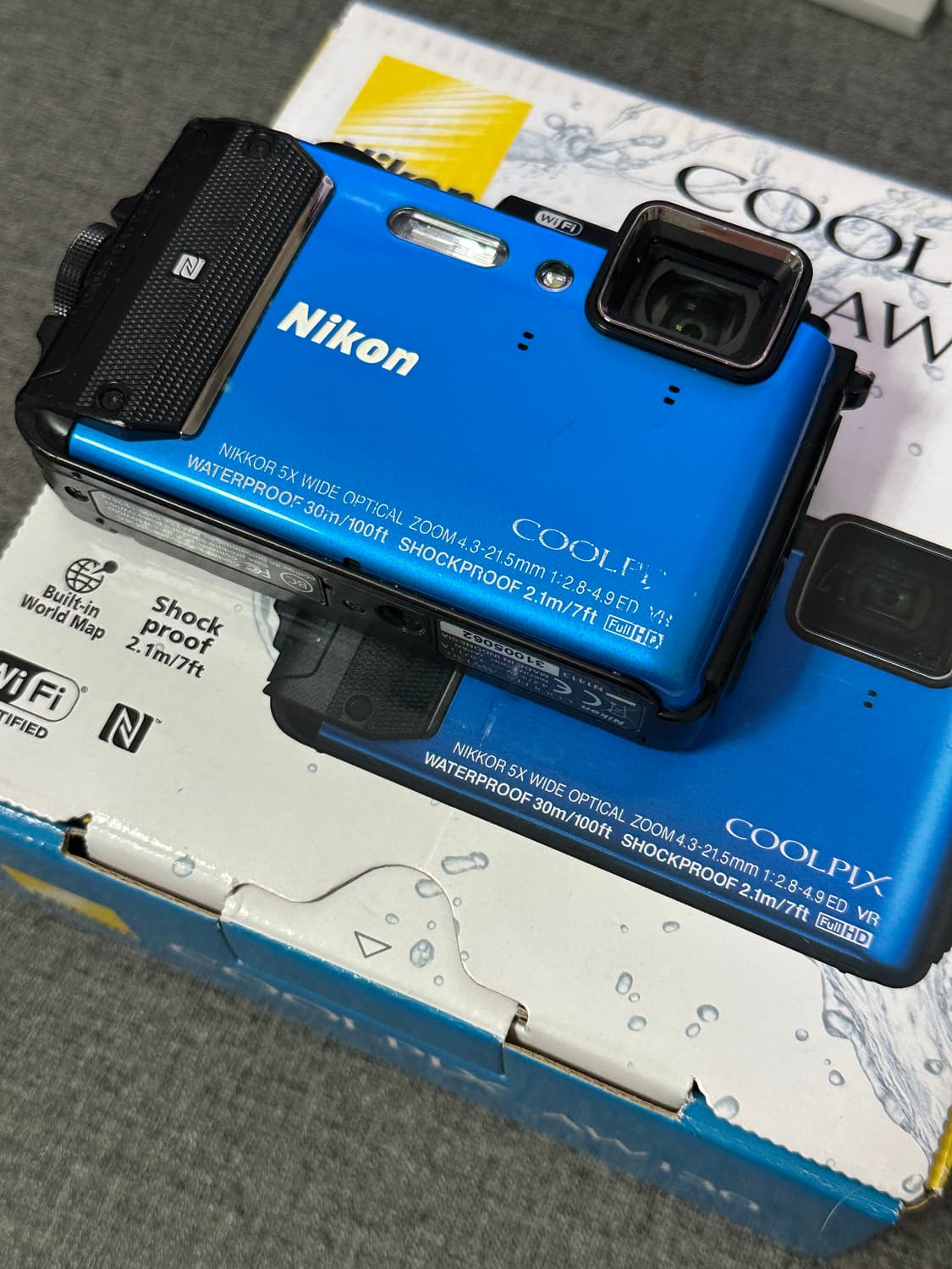 감성디카💙니콘 쿨픽스 AW130 (aw100) 박스셋 +한국어지원 상품이미지3