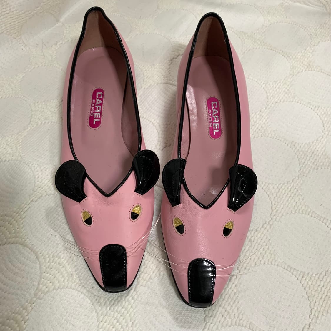 까렐 핑크 마우스 레더 슈즈 상품이미지3